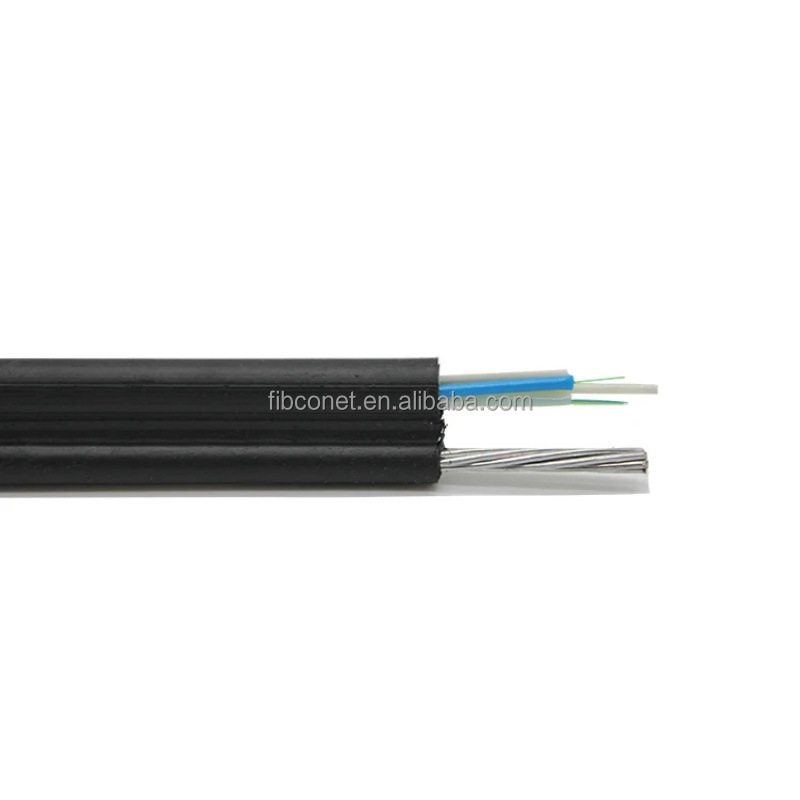 24 Core Waterproof Outdoor Armored Self-Supporting Optical Cable GYTC8S Fiber Optic Cable