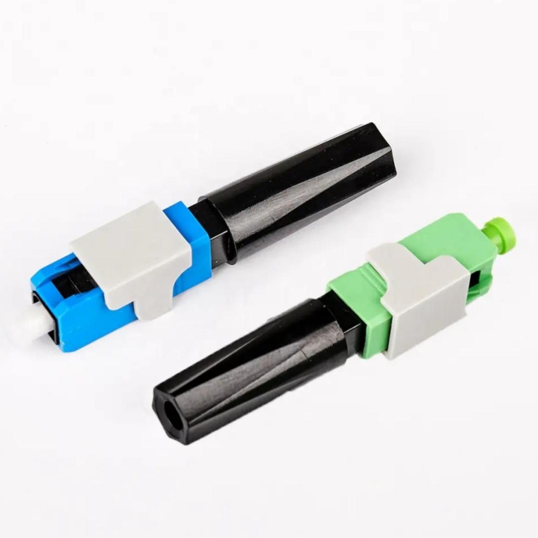 0.125mm Fiber Diameter SC APC SC UPC Fiber Optic Fast Connector for FTTH Field Assembly