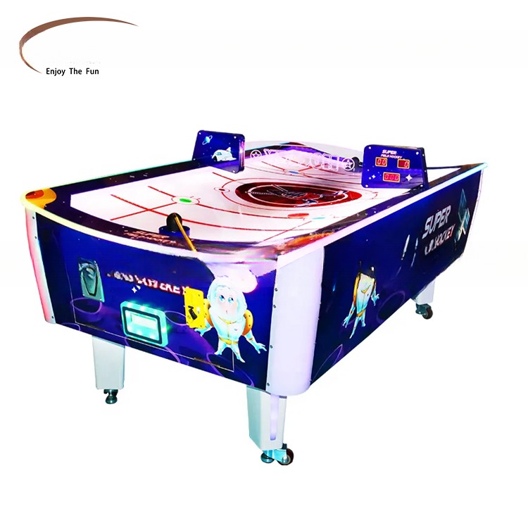 Indoor Sport Coin Operated Air Hockey Table Machine 220V Customized