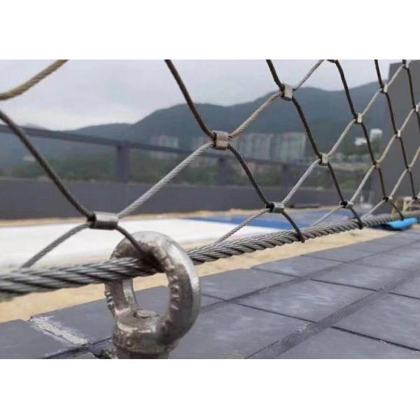 Lightweight Flexible SS316 Wire Rope Mesh with Easy Installation for Security Fence