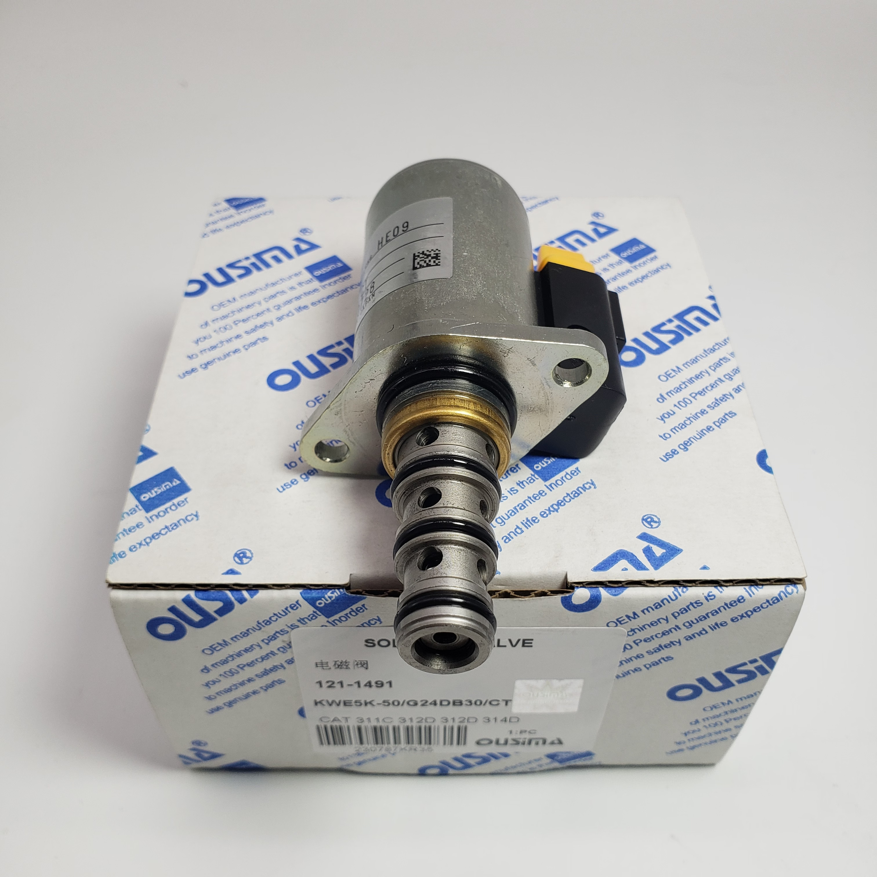 121-1491 KWE5K-50/G24DB30/CT Solenoid Valve For CAT 320C 325D 330C 349D