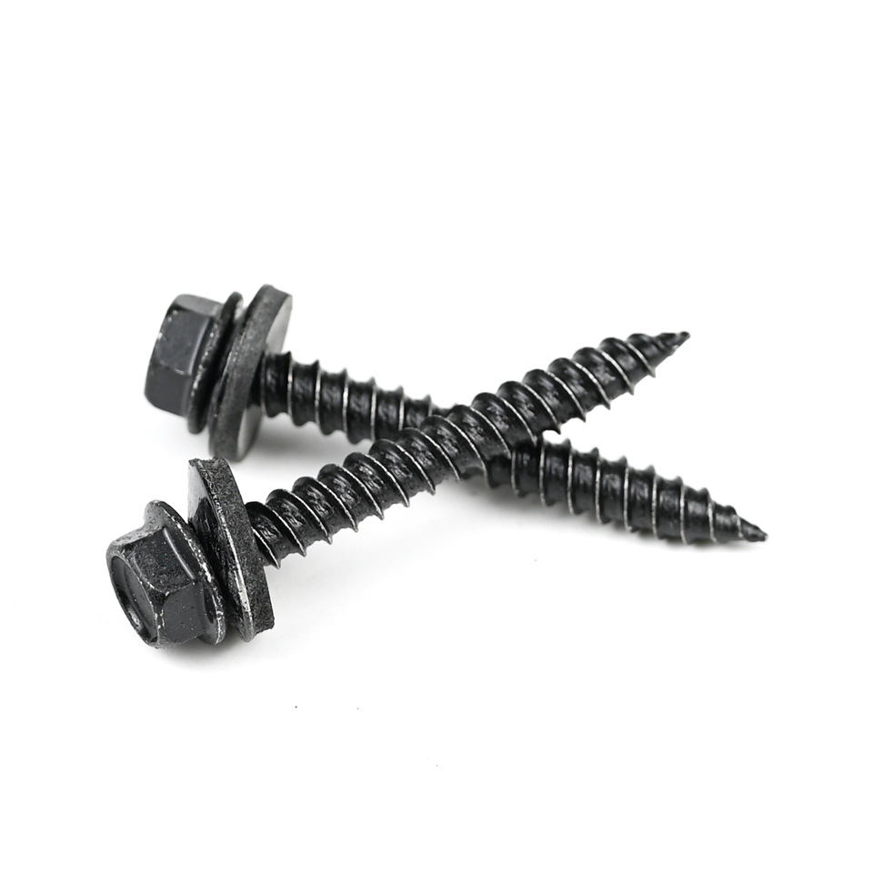 ZINC Finish Flange Hex Head Wood Screw for Wooden Building Materials and Structures