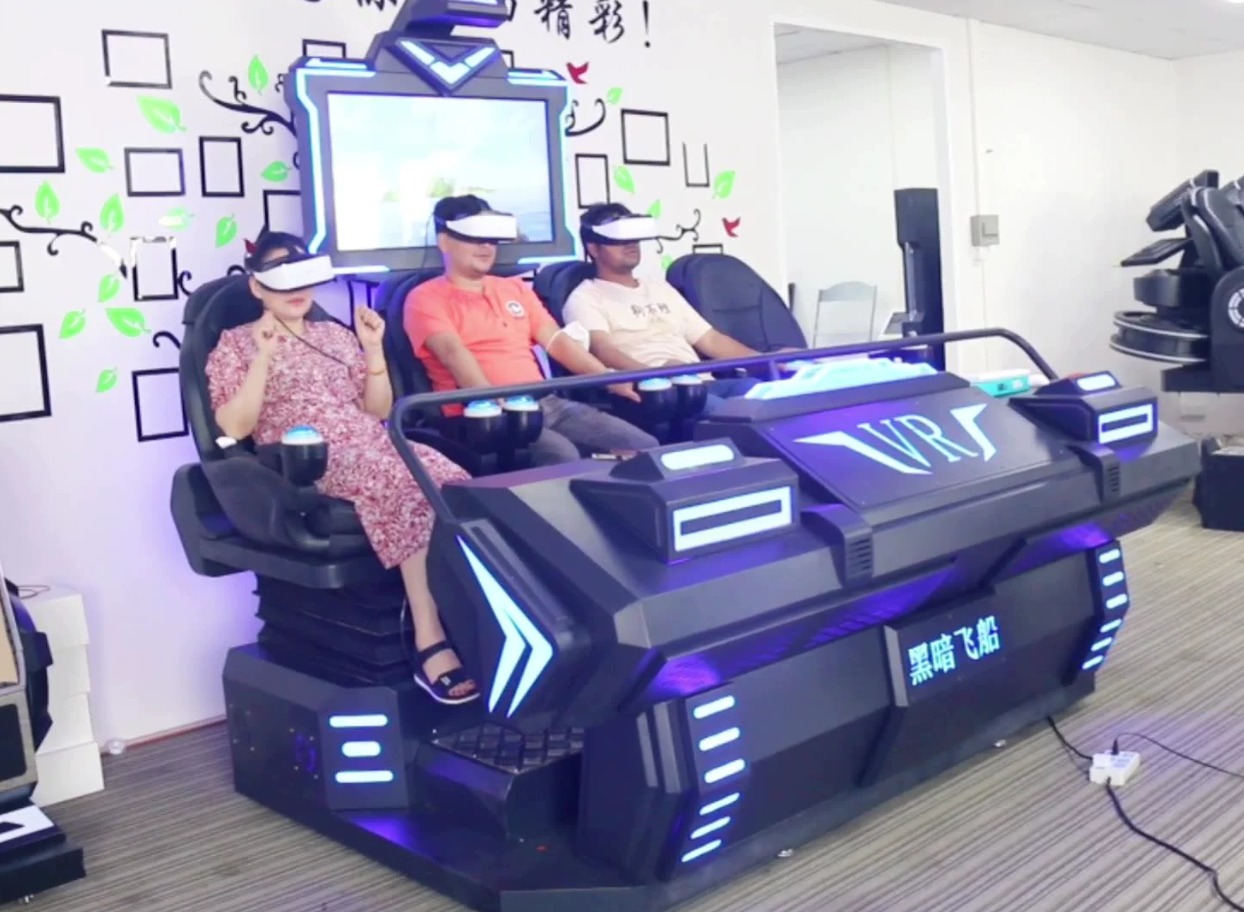 600KG Virtual Reality Cinema Perfect Combination 9D VR Cinema 4 Seats