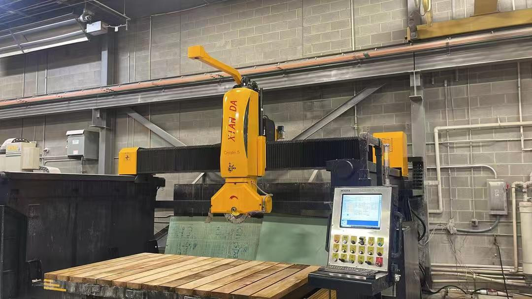 Precise Cutting with 5-Axis Stone Cutting Machine and Max Lifting Travel of 500mm