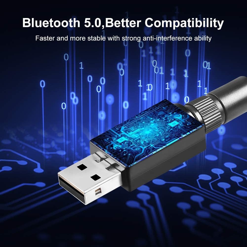 150Mbps Wireless Bluetooth 5.0 USB Dongle With 2dBi Antenna