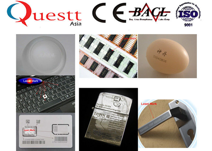 EM-Smart Foldable 20W Fiber Laser Marking Machine For Stainless Steel Metal
