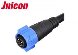 Buy cheap Multi - Pin 3 + 5 Pin Waterproof Plug Connectors , IP68 Outdoor Push Lock Connectors product