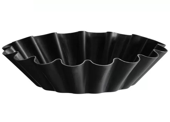 Foodservice NSF Telfon Nonstick Aluminium Cupcake Mould Mini Fluted Brioche Cake Pan Mold