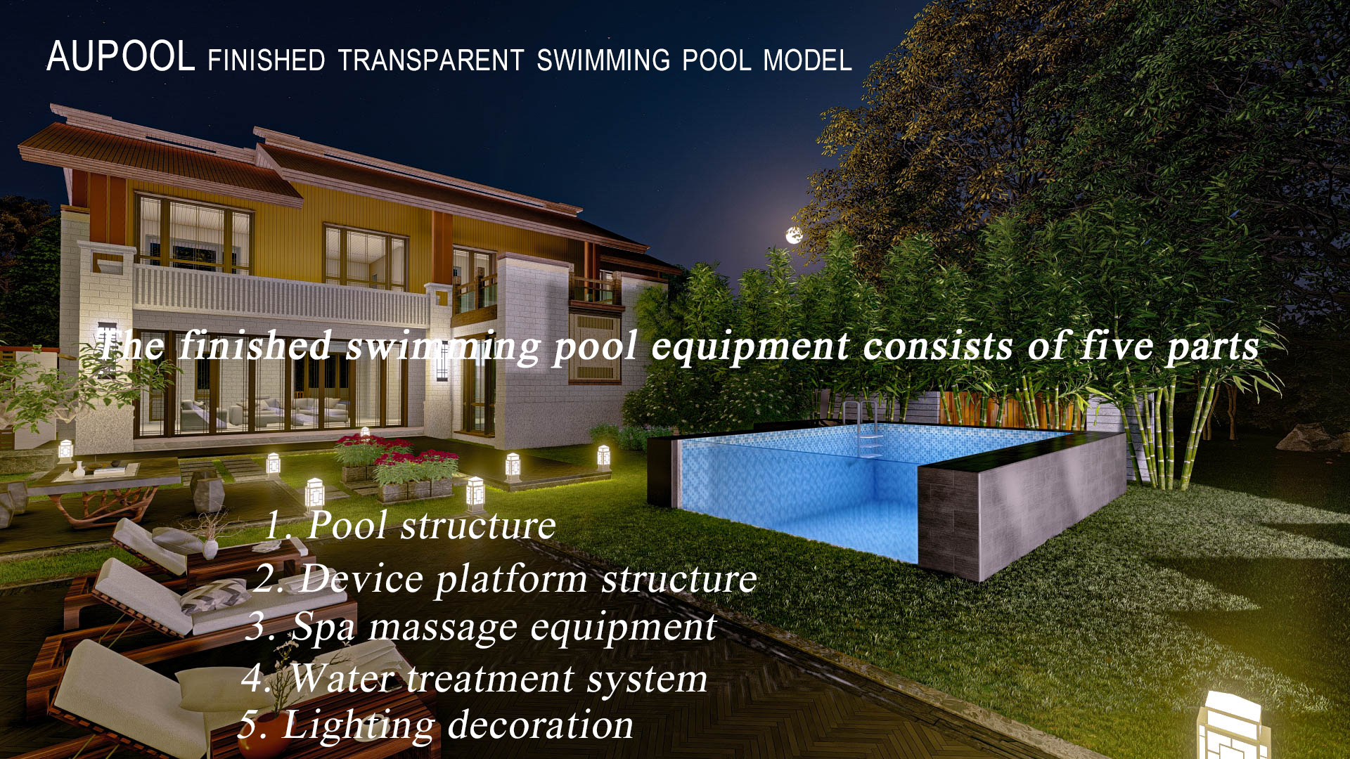 Superior FRP Inner Container Swimming Pool with Custom Machining Cut Engraving Service