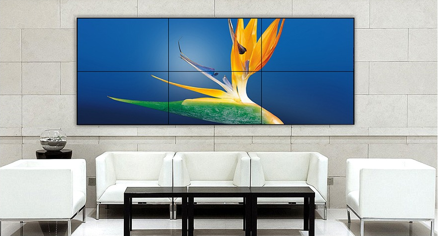 1.8mm Bezel 55In SCCP NT8C LCD Video Wall Display