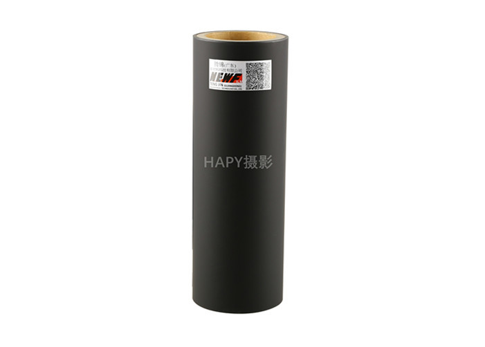 Black Silky Velvet BOPP Matte Soft-Touch Thermal Laminated Film With EVA Glue