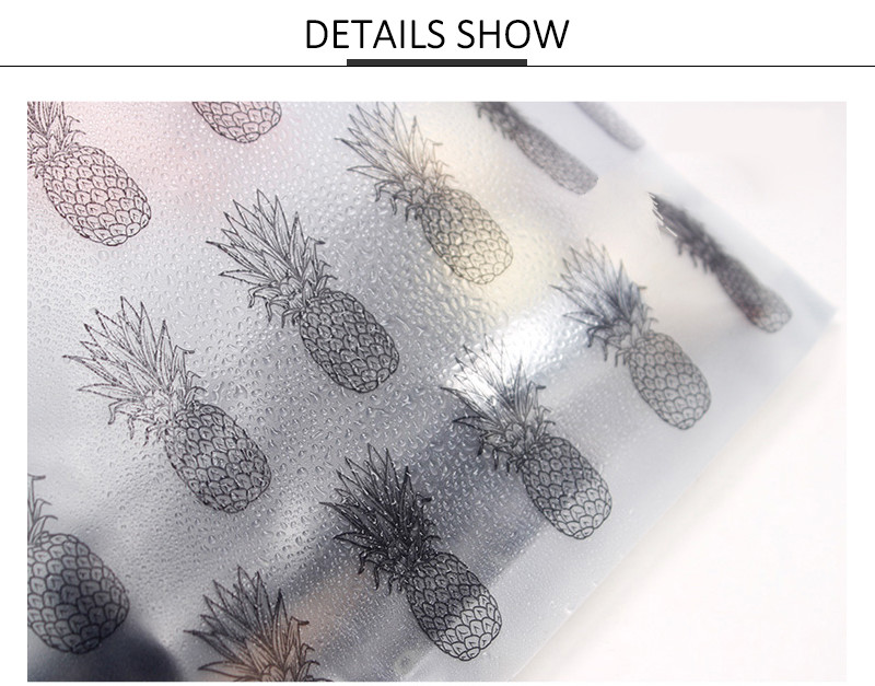 Cartoon Clear Woman Portable Transparent Travel Pvc Makeup Bag