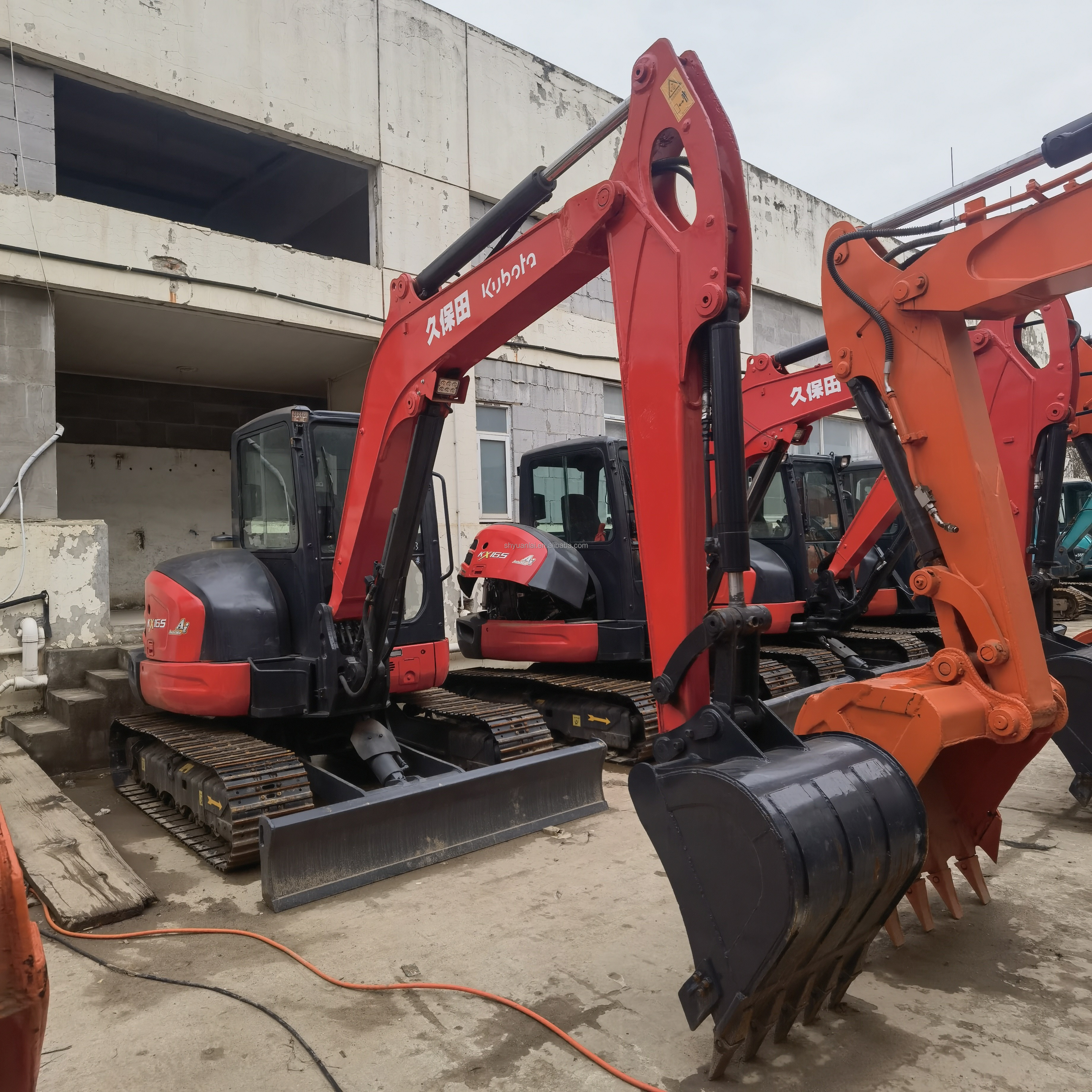 Original Japan Used Excavator Kubota KX165 6t Second Hand Excavator in Good Condition