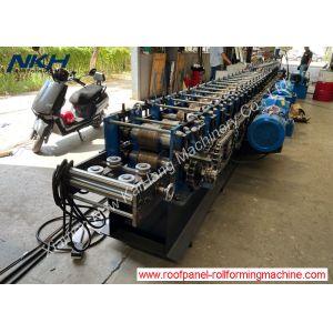 Fully Automatic Strut Bracket Channel Rolling Machine , Unistrut Channel Making
