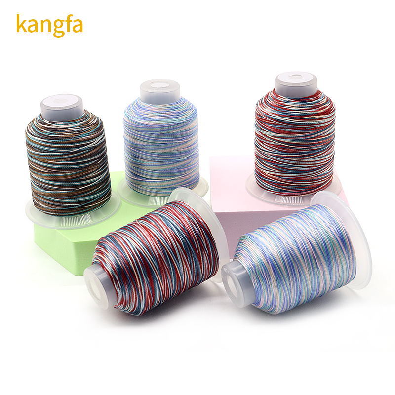 100g Multi-Colors Variegated Embroidery Thread 1000 Meters for Hand Knitting Projects