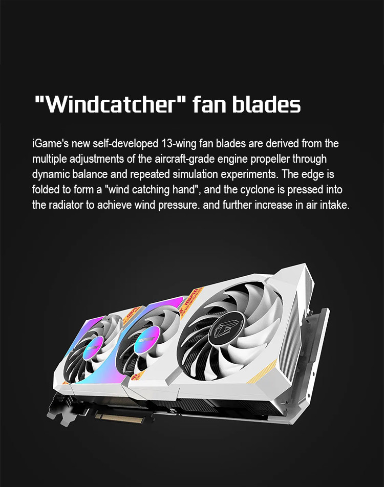 256bit Gaming Graphics Card IGame GeForce RTX 3070 Ti Ultra W OC 8G Graphics Card