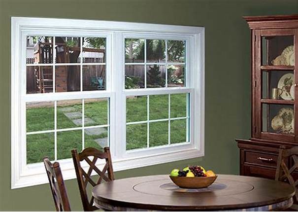 White Powder Coating Aluminium Sash Windows Strong Durability And Safety triple glazed sash Hung windows