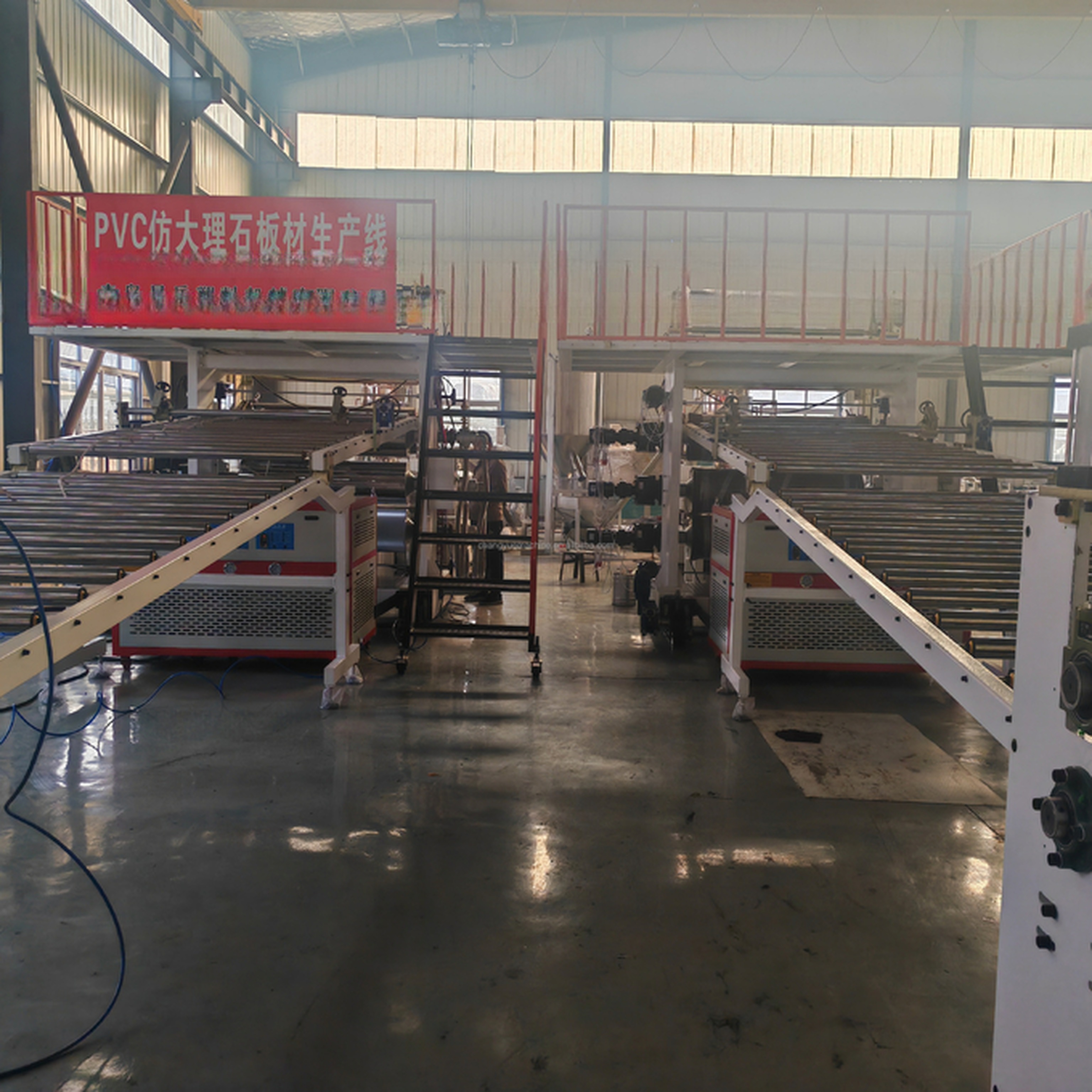 Customized Voltage Pvc Artifical Marble Sheet Production Line for Indoor Decoration
