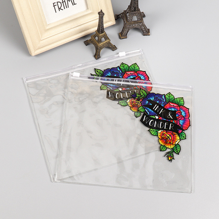 OEM ODM Clear Waterproof Zipper Pouch Protects Contents From Dust And Dirt