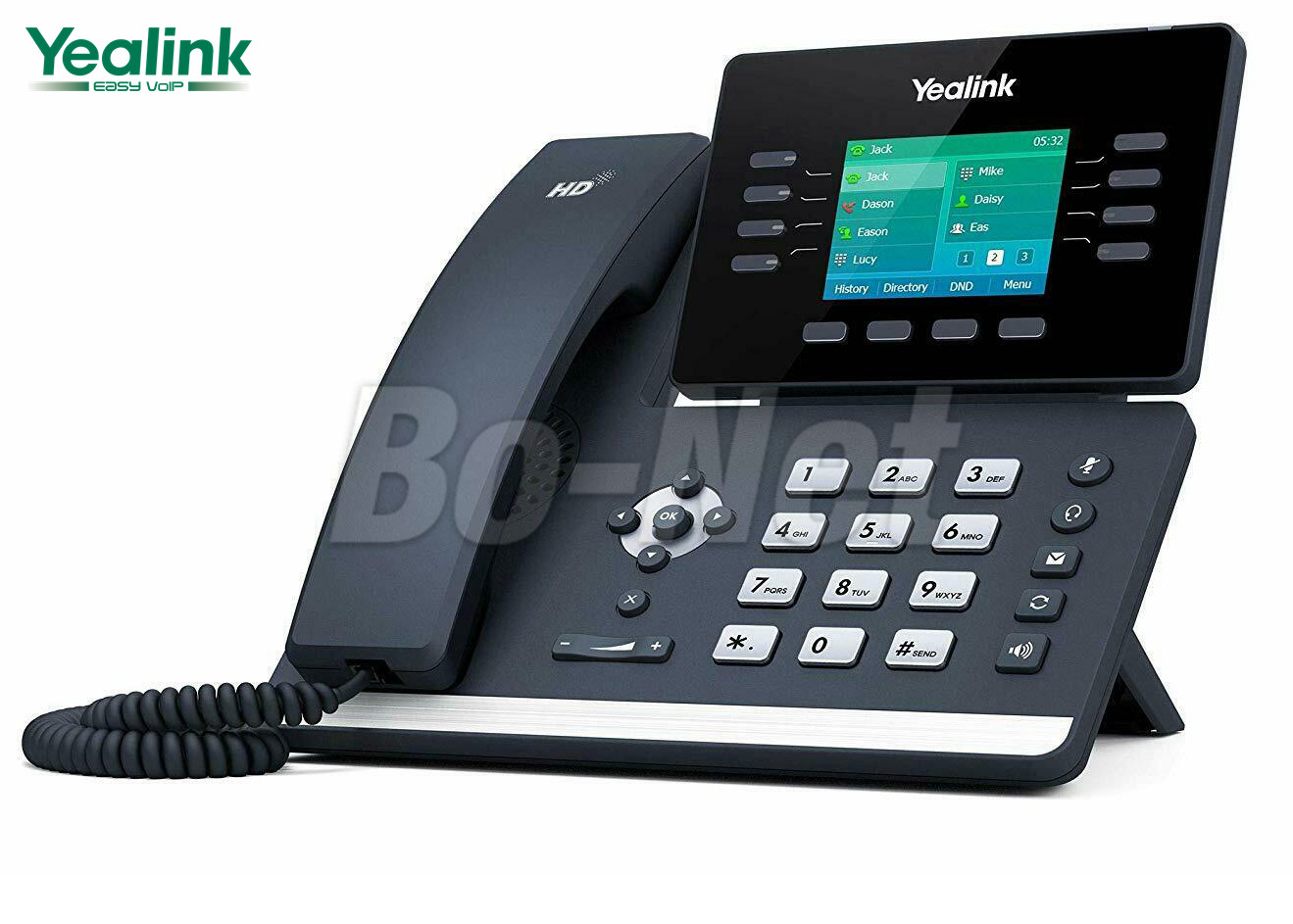 2.8 Inch Color Screen Cisco Ip Telephone System SIP-T52S Yealink T5 Series PoE Support