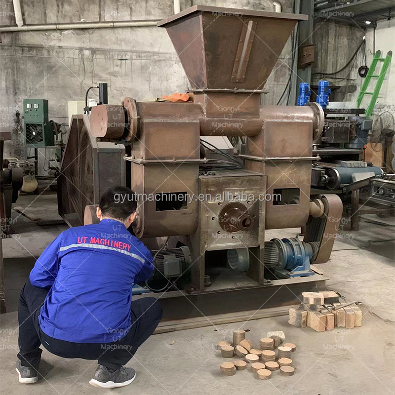 1.2T Multi Function Wood Briquetting Machine for Solid Briquettes from Biomass Waste