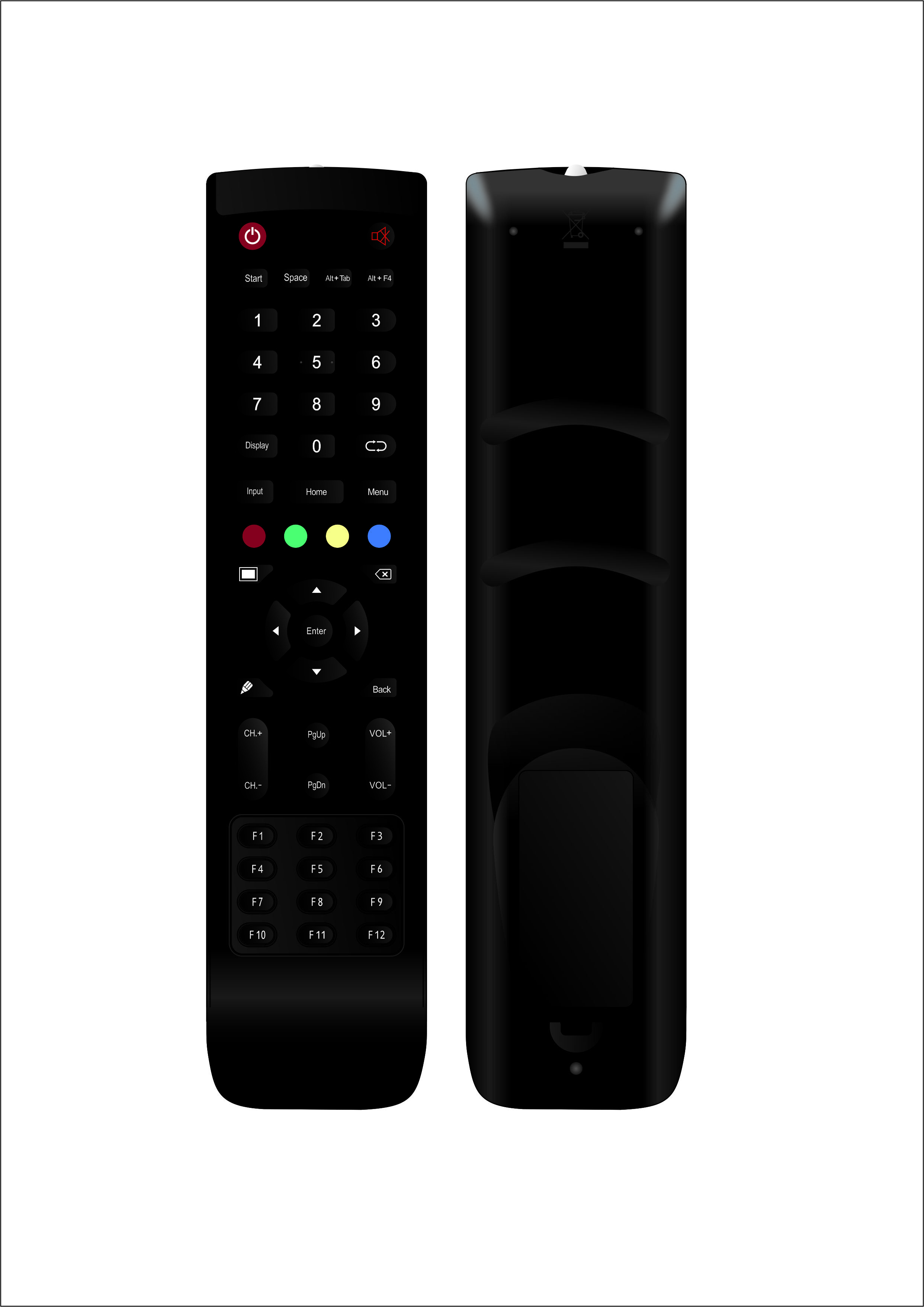 Intellegent Digital Satellite IR TV Remote Automatic Frequency Hopping