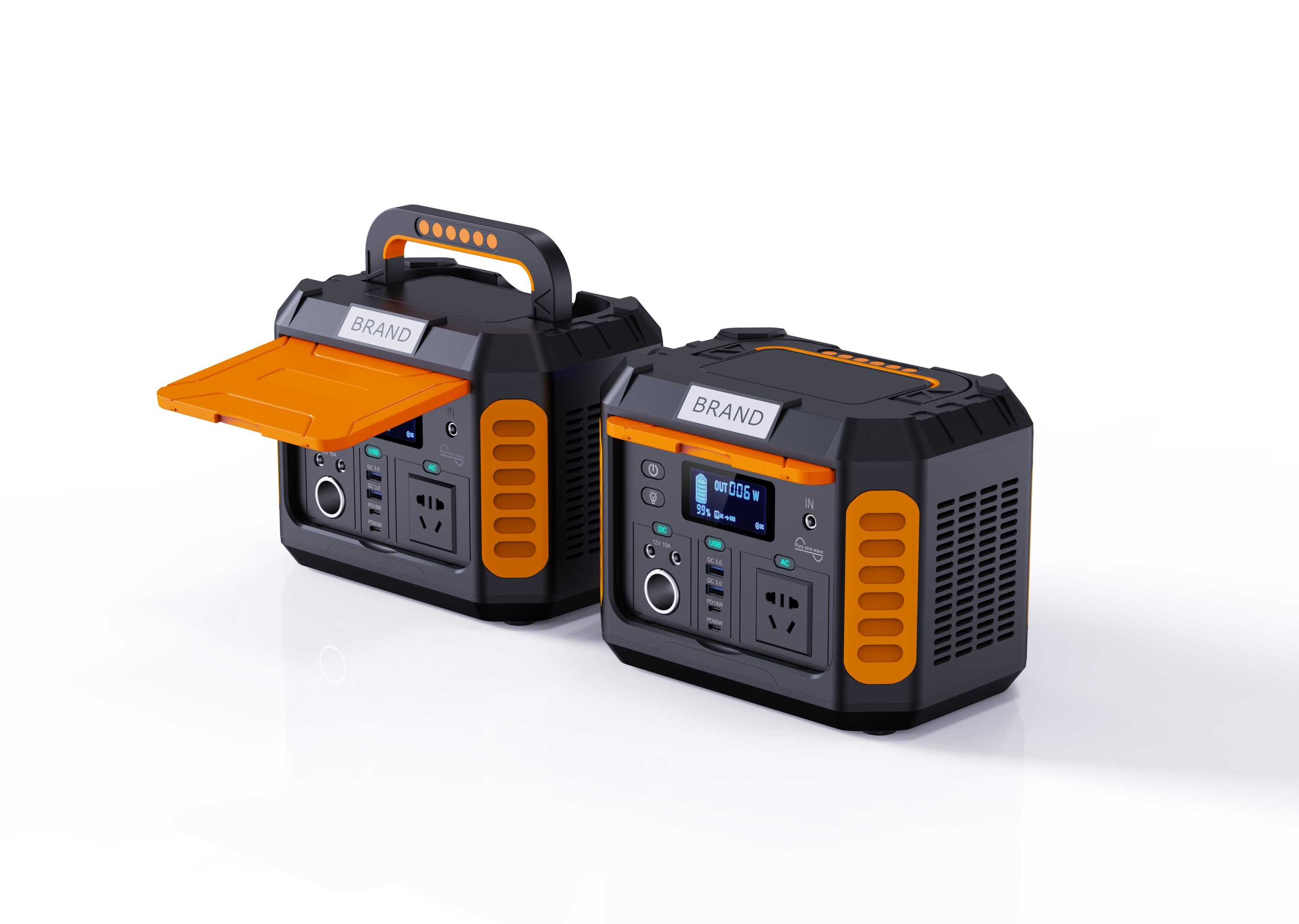 High Efficiency 500 Watt Portable Generator Outdoor Camping Power Station 461WH
