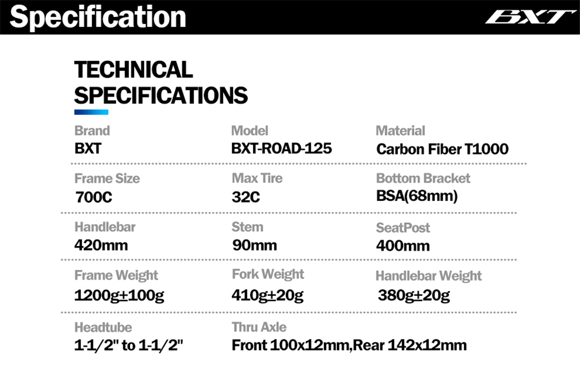 Custom Full Carbon Fiber Road Bicycle Frames 700C Disc Brake Small 47cm