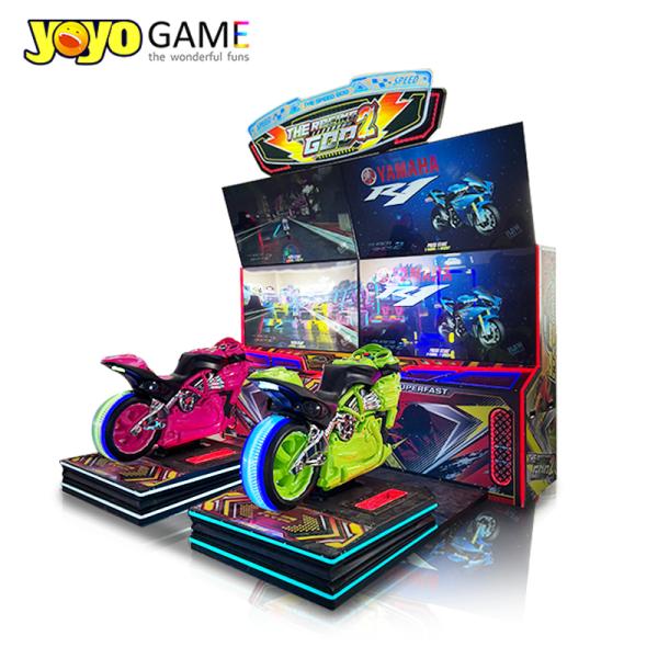 Four - Screen Motorcycle Arcade Machine