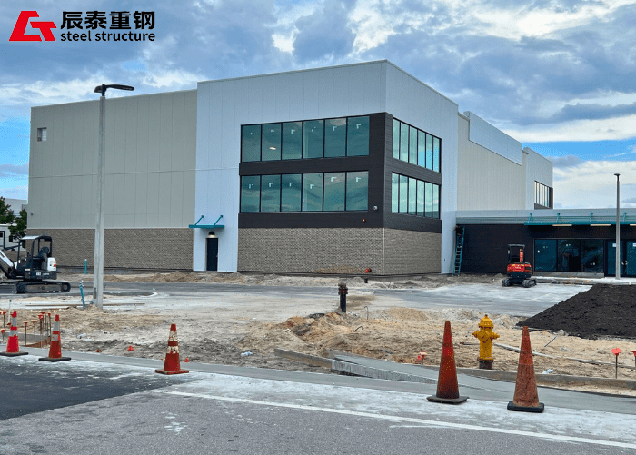 Modular Steel Frame Construction Prefabricated Steel Frame Commercial Building