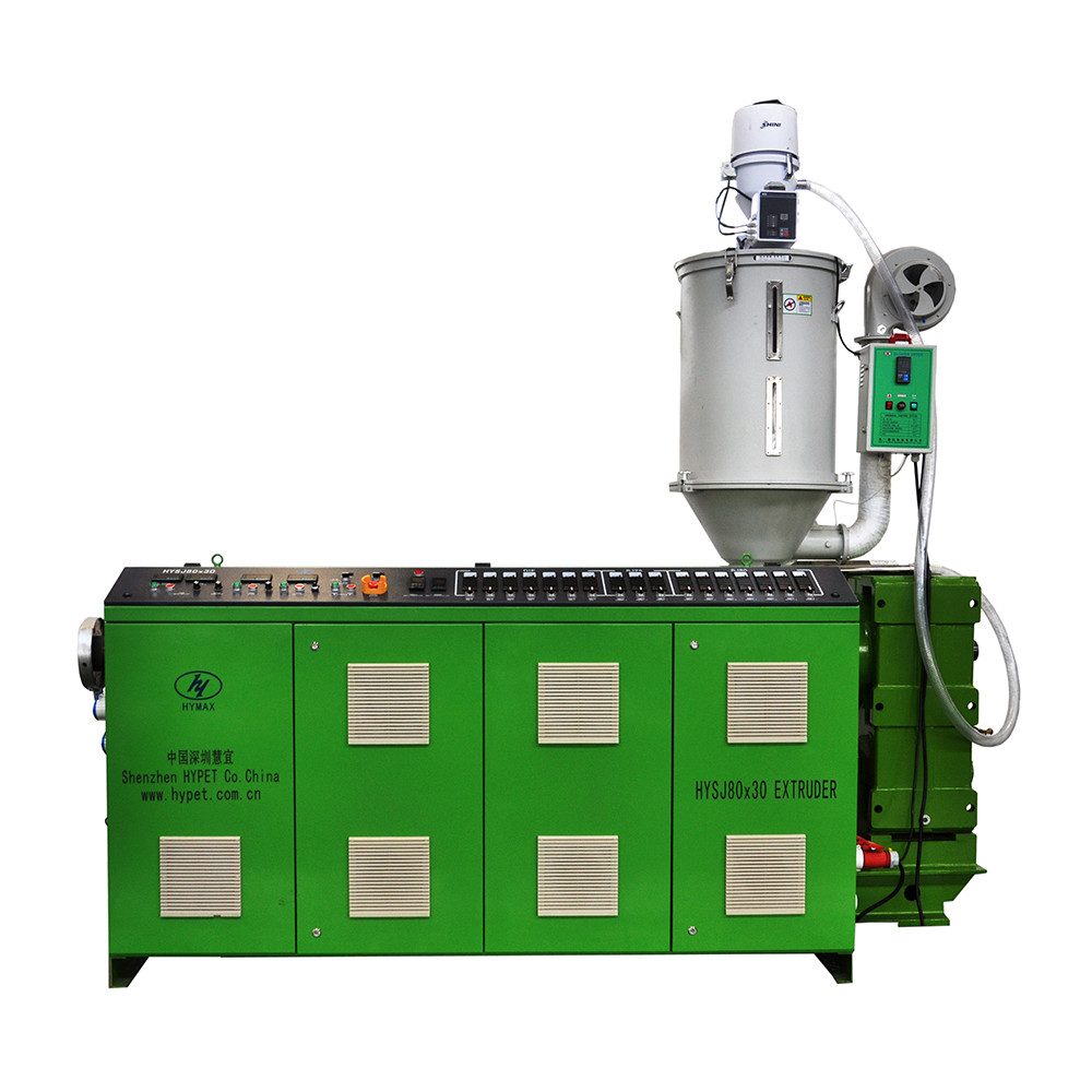 Recycled Water Ring Pelletizing Single Screw Extruder SJ75/28 22kw 120kg/h Industrial Plastic Extrusion Machine