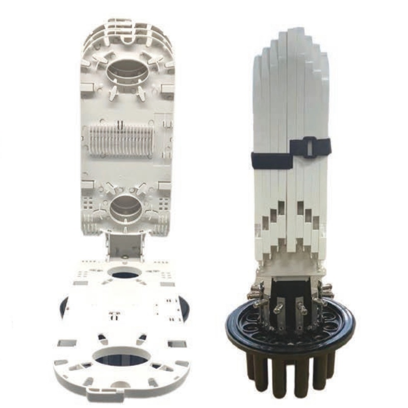 IP68 Protection Grade Density FTTH Fiber Optic Splice Closure for 36 Core Splice Tray