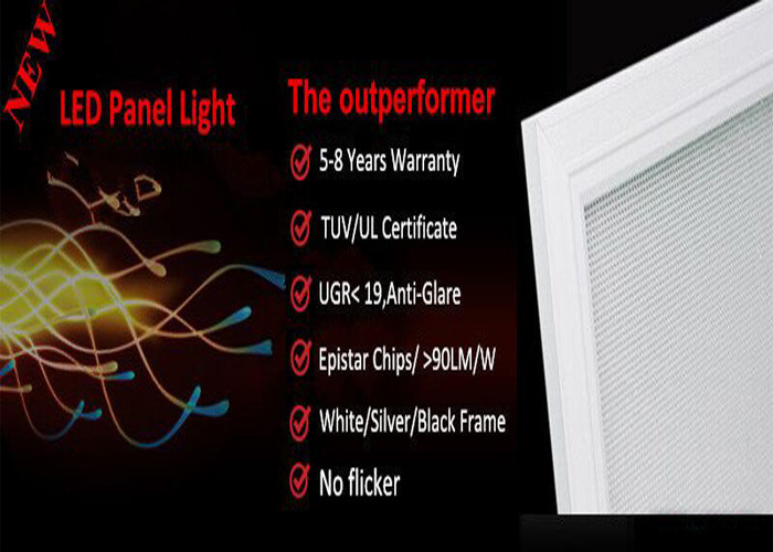 No Flickering LED Flat Panel Lighting 600mm*600mm , 3 Years Warranty