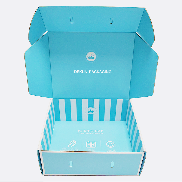 9x6x4 Personalized Mailer Boxes Front Tuck End Recyclable Corrugated Board