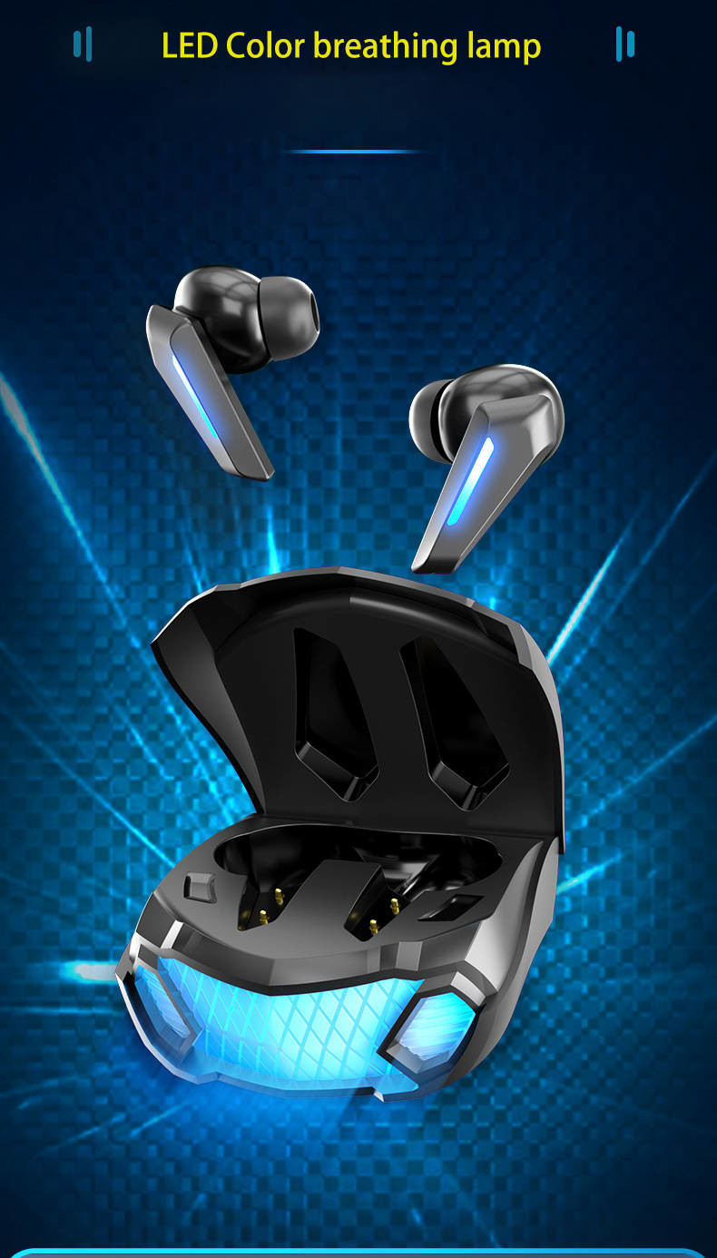 Wireless gaming earbuds long durable rechargeable electronic sports for game