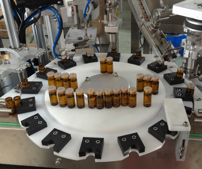 PLC Touch Screen Controlled Automatic Syrup Filling Capping Machine for Liquid Bottling