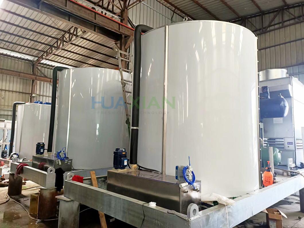 Easy Installation Integrated 30000kgs Large Flake Ice Machine