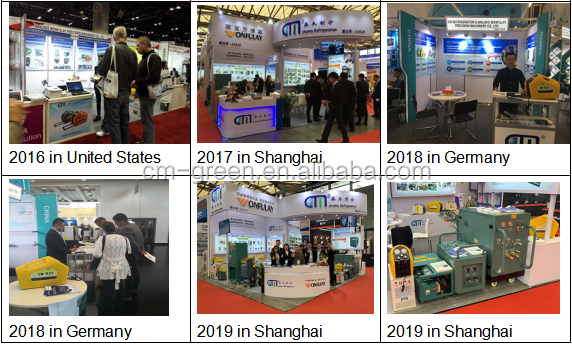R22 / R134A / R410A and other refrigerant filling machines CM20A three-station refrigeration packaging equipment