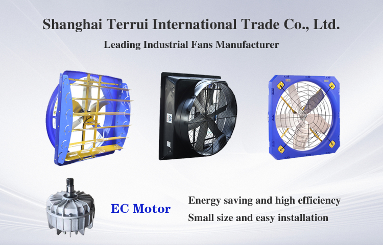 520V Industrial Livestock Farm Exhaust Fans Fiberglass With Cone