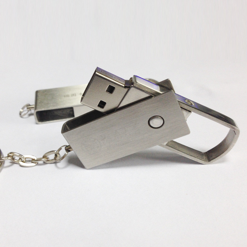 Metal Twist USB Drive 2.0 Rotate 360 Degrees Full Memory 64G 128G