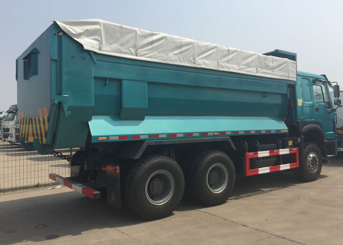 25 Tons 6x4 Sinotruk Howo Dump Truck WD615.47 371HP Adjustable Steering Wheel