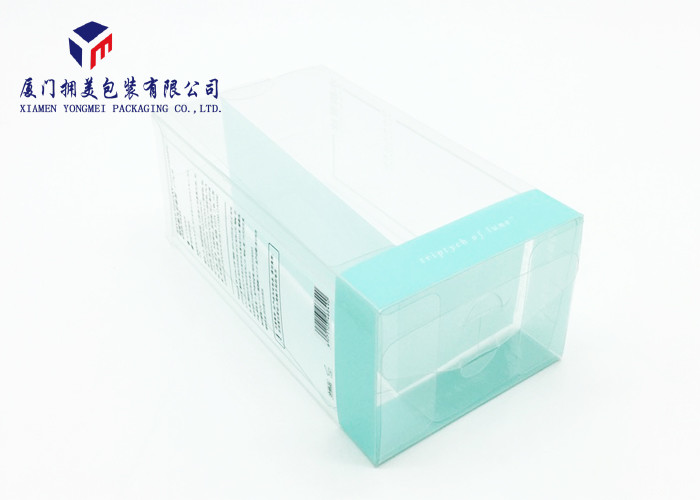Custom Plastic Box Packaging Clear PET Offset Printing Box 9*6.3*16.5cm Side Open