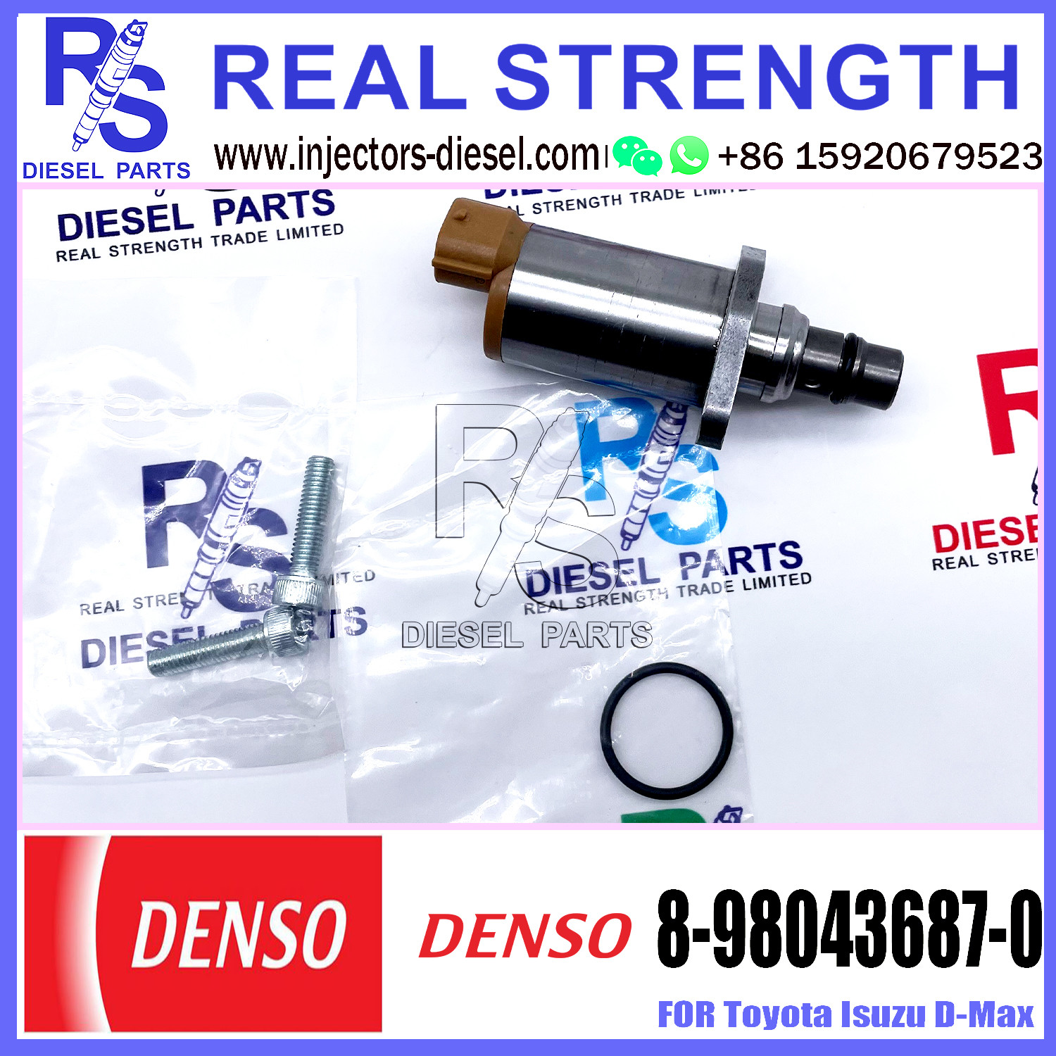 DENSO Suction Control Valve 8-98043687-0 For ISUZU 4HJ1 4HK1 6HK1 Duramax Toyota Dnya S05D,Isuzu D-Max