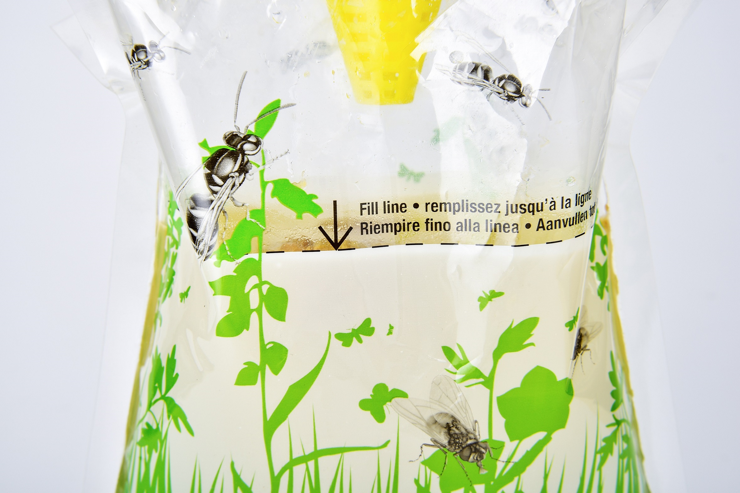 Square Eco Material Mini Fruit Fly Trap Bottle Target Lure Plastic Feature for Indoor