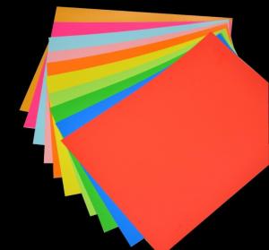 China Neon A4 Fluorescent Coloured Paper Sheets 21cmX29.7cm customized on sale