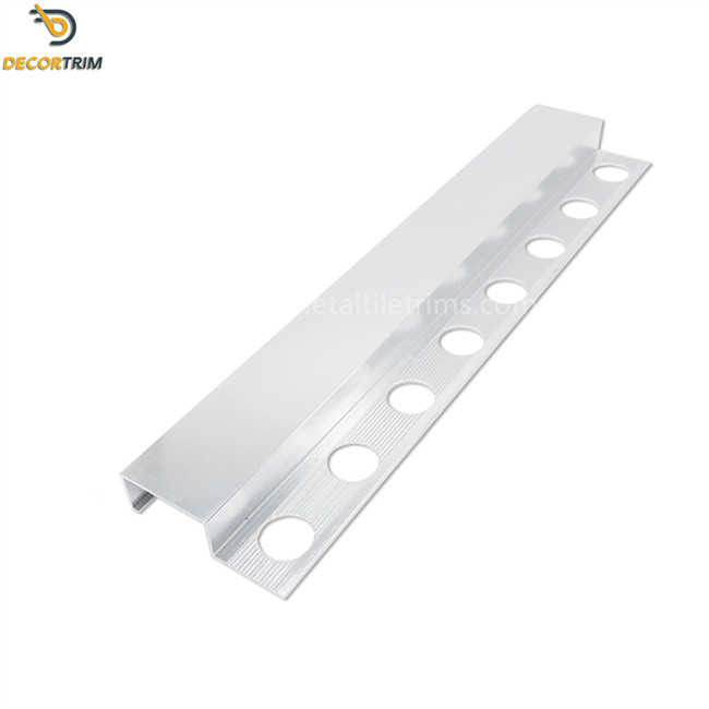25mm Tile Trim Baseboard Bullnose Edge Tile Stair Nose Treads Straight Aluminium