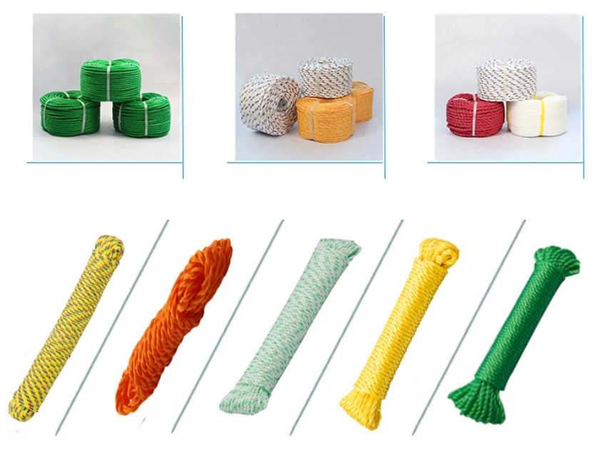Rolled Braided Nylon Rope MTR White 8 Strand Mooring Rope High Strength For Ship