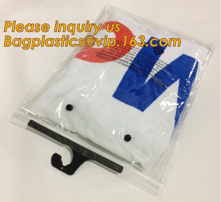 Frosted Zip lockk bag EVA PVC hanger bag for clothes, EVA frost drawstring bag, Frosted Plastic EVA Garment Packing Bag zi
