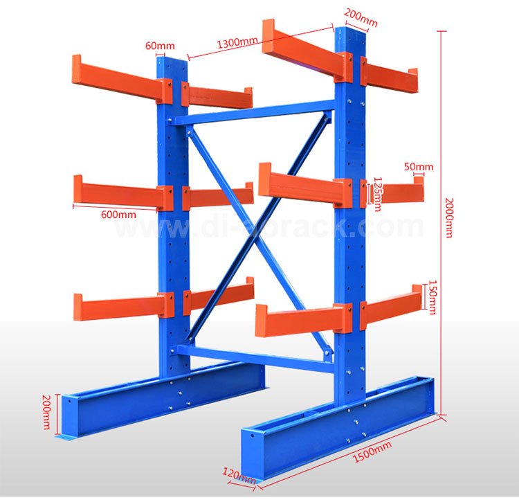 Warehouse stacking rack system,Industrial glass racks warehouse storage cantilever racking