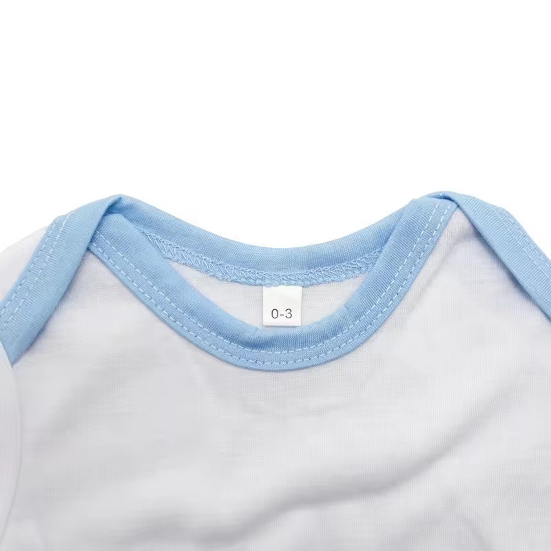Colored Baby Sublimation Bodysuit Romper For Sublimation Photos Printing
